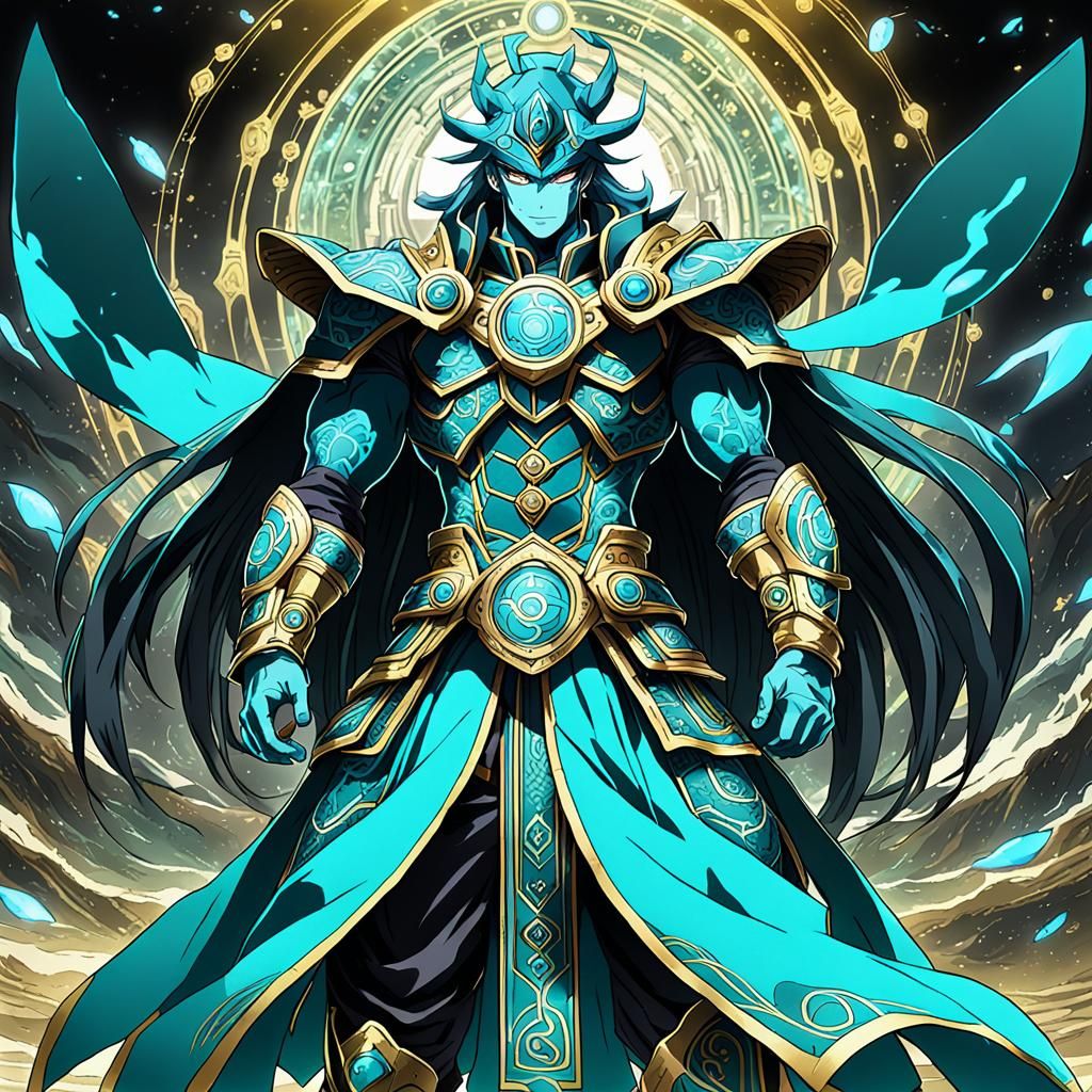 Anime Seer Tim in Turquoise Code