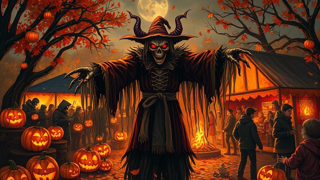 Sinister Scarecrow at Festive Harvest Night