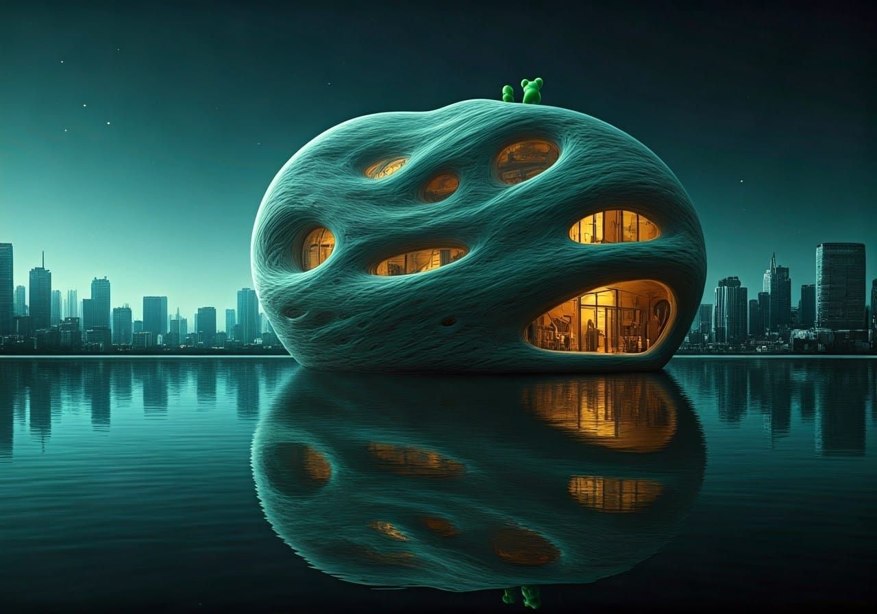 Semi-Solid Sphere in Private Universe with Green Bear