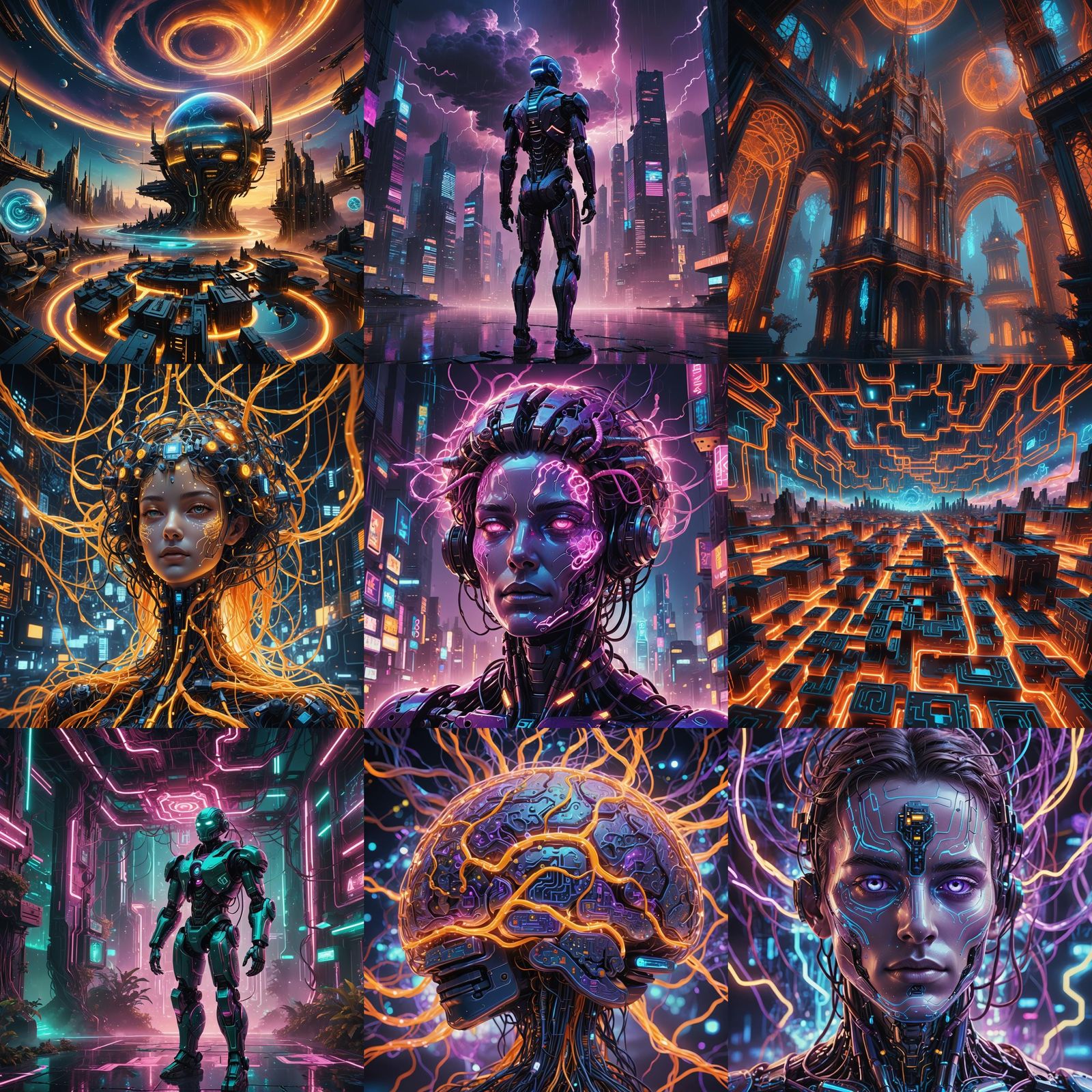 AI Dream: Detailed Matte Painting in Deep Color