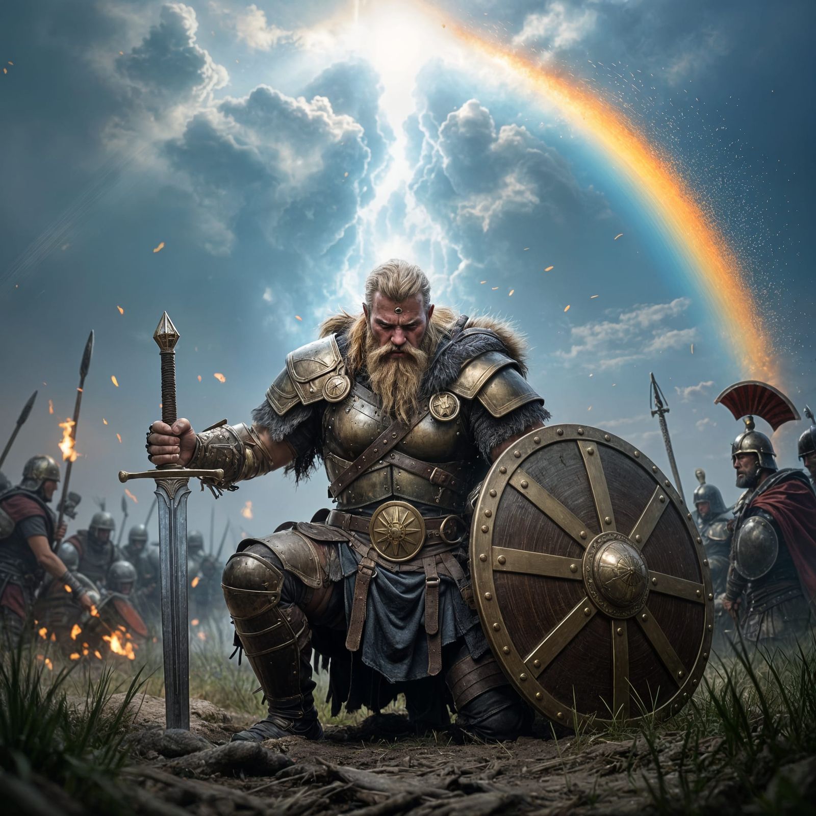 Barbarian's Soul Ascends from Dark Ages Battlefield