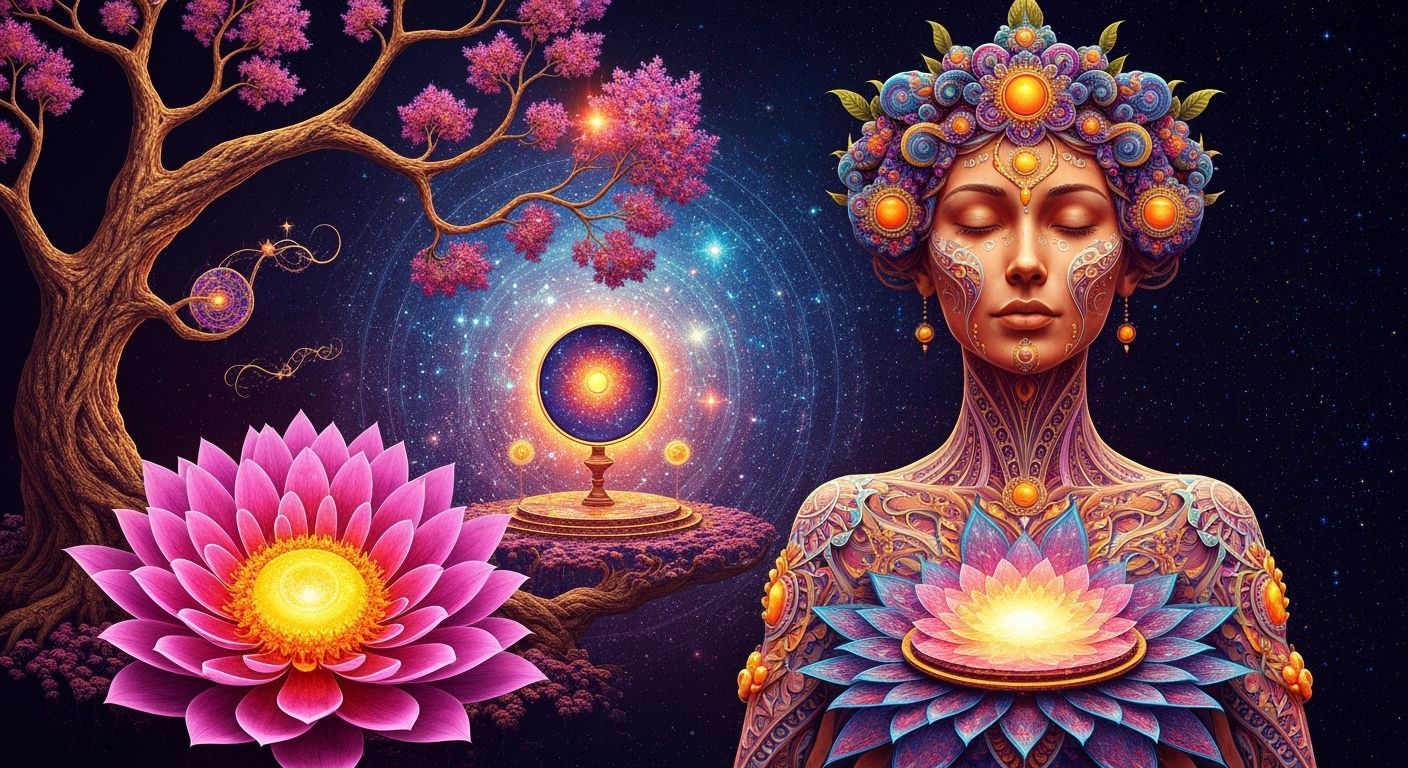 Psychedelic Enlightenment: Interconnectedness in Digital Art