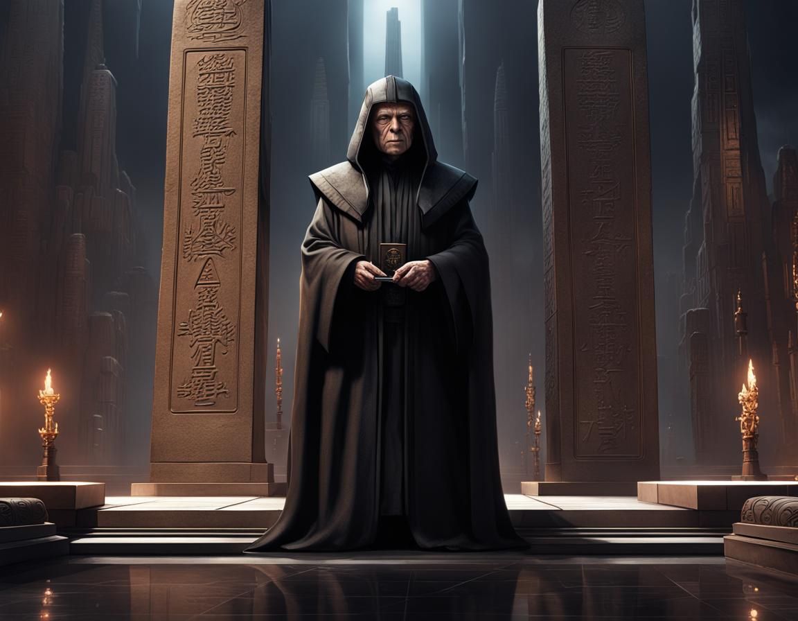 Darth Sidious as Babylonian Governor in Dark Fantasy