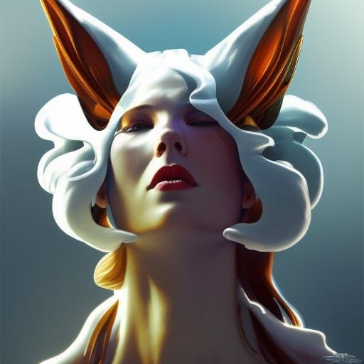 Detailed Line Art Portrait in 8K Resolution