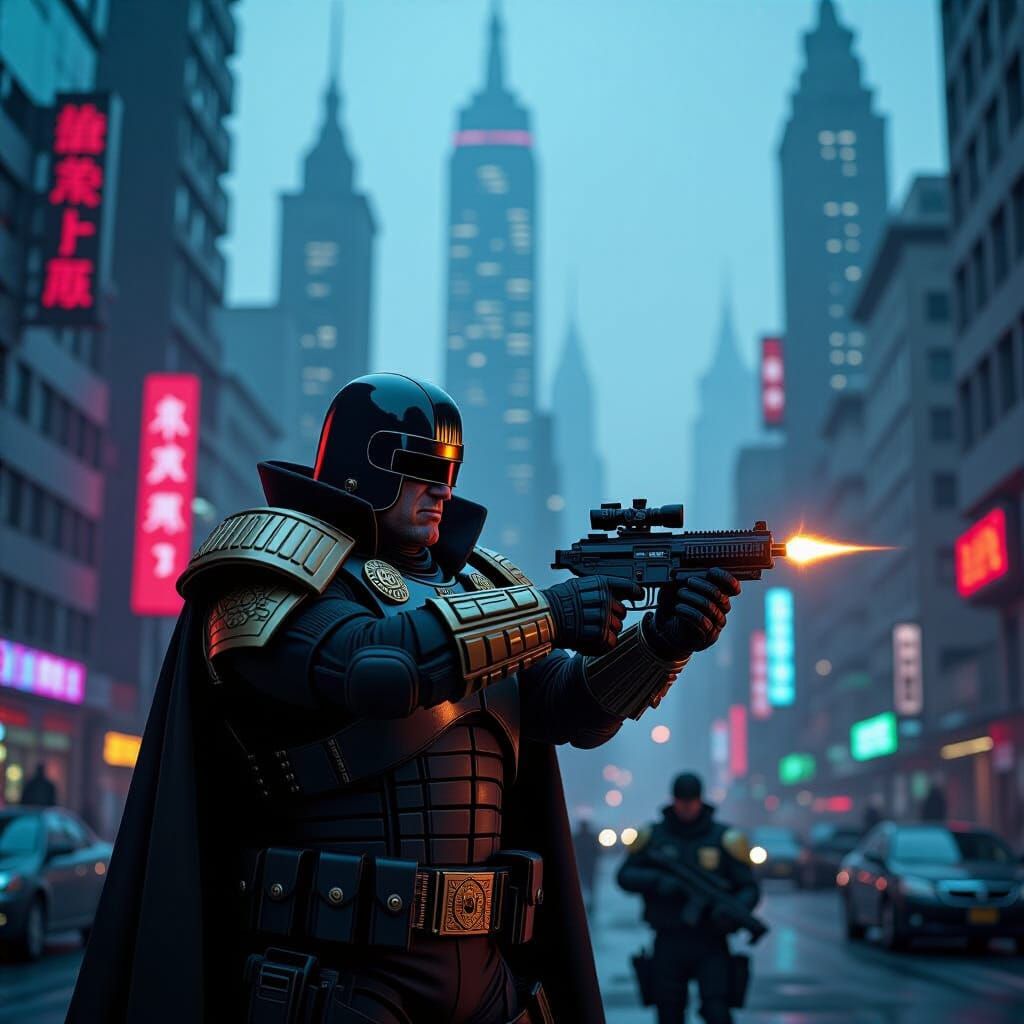 Judge Dredd in Mega City One