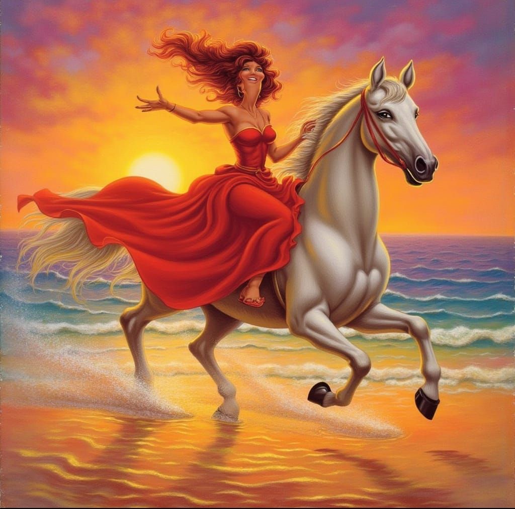 Abstract Digital Art with EQ Lora