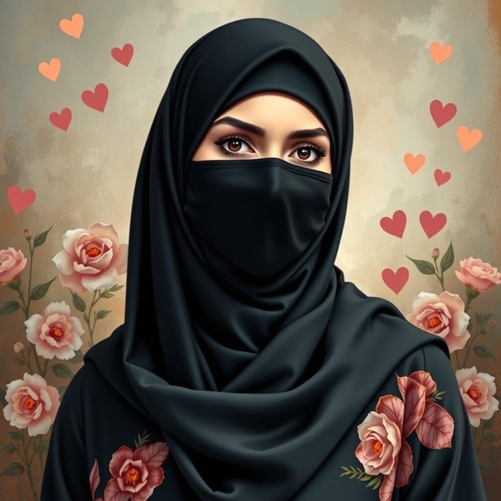 European Hijabi Business Woman Portrait