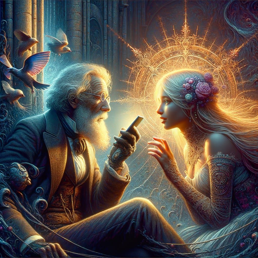 Ethereal Gothic Dreamscape: 60 Year Old French Gentleman in ...