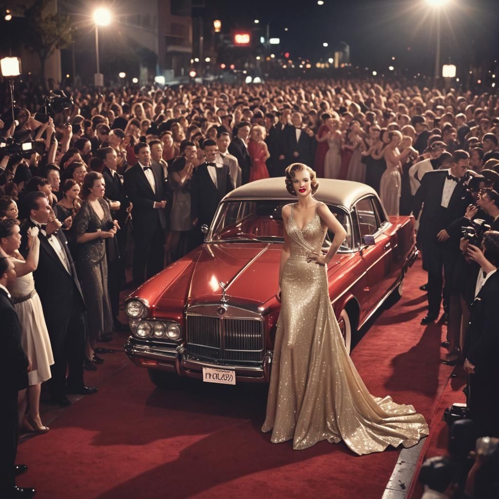 Golden Age of Hollywood Glamour in Classic Style