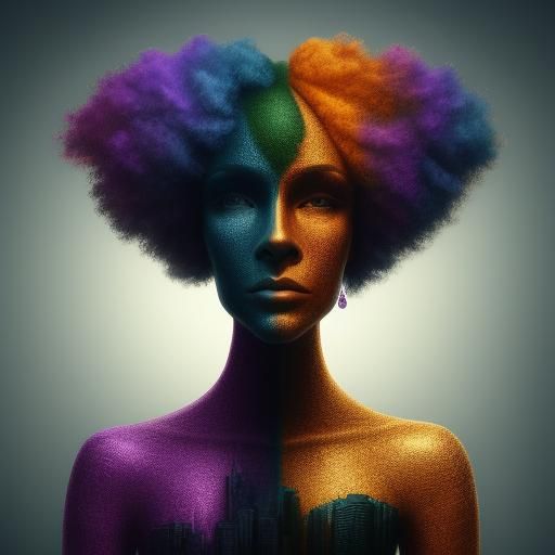 Colorful Fossils in High Resolution