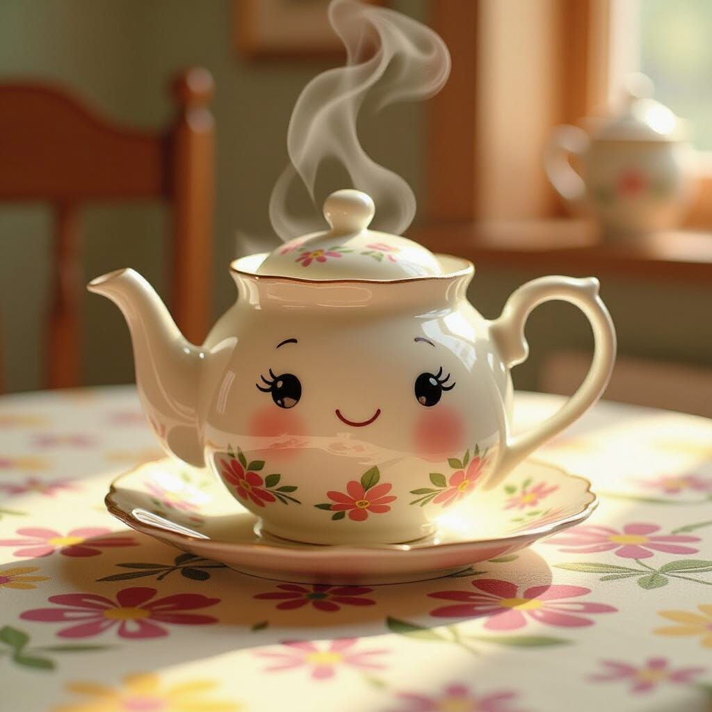 Happy teapot