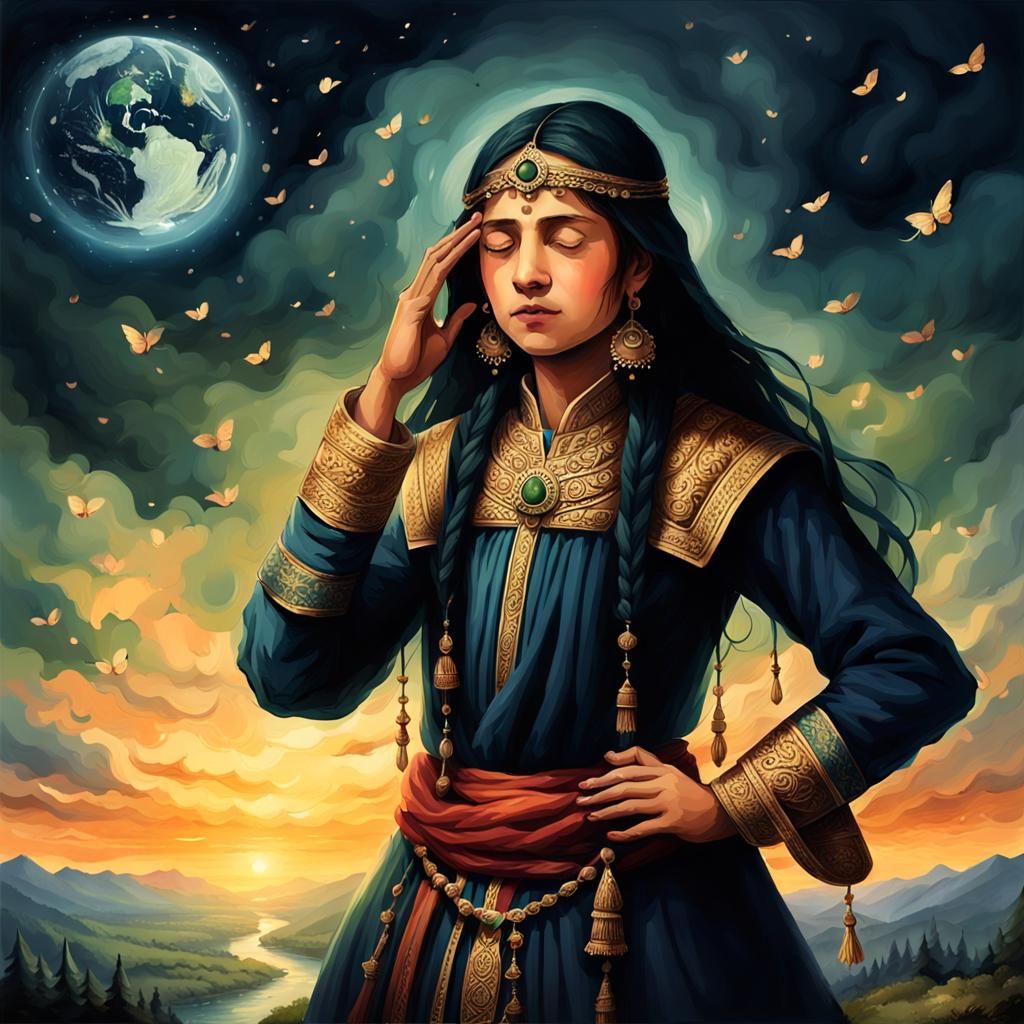 Sacred Tear: A Reflection of Grief and Love