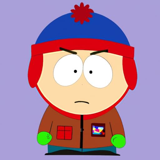 Happy Stan Marsh from South Park