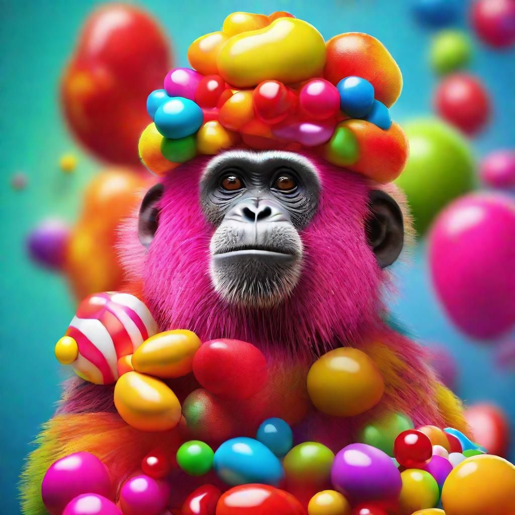 Thailand Animals in a Candy Art Style