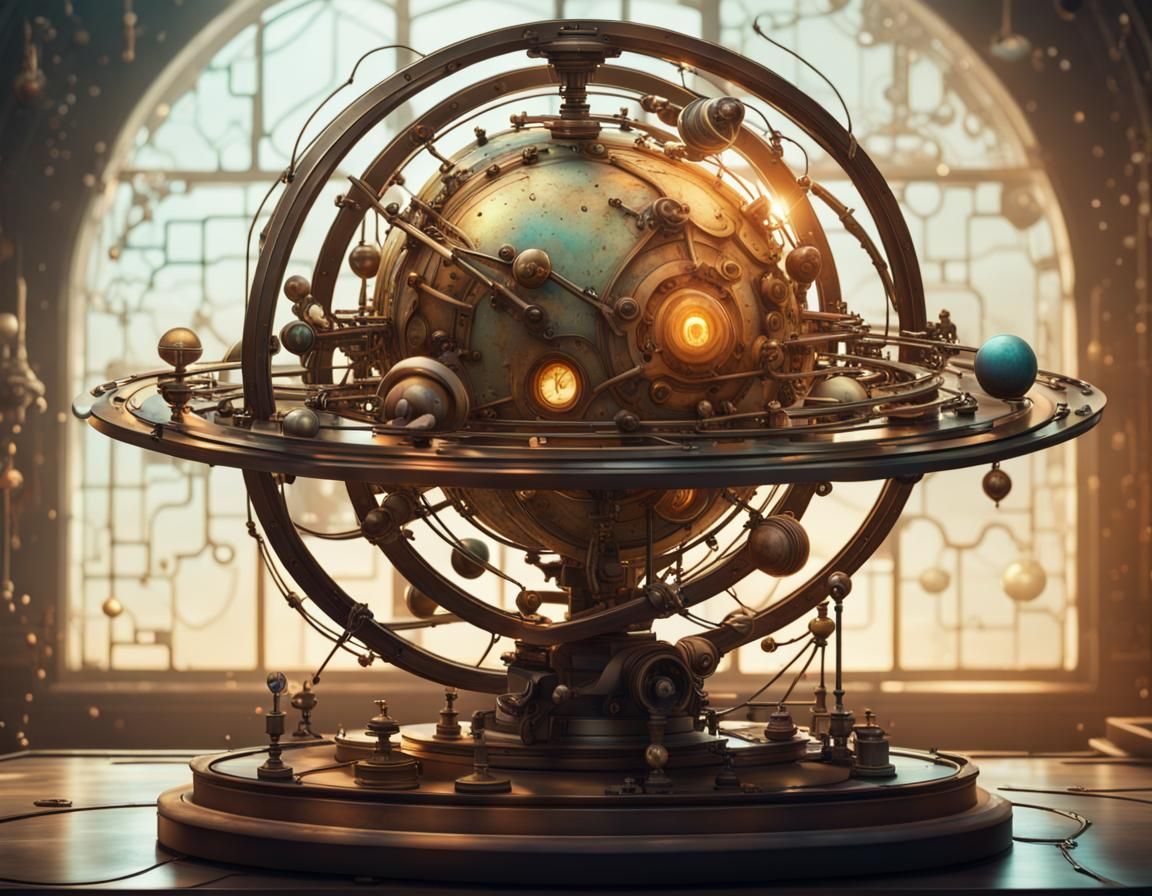 Aughra and Orrery in a Strange Laboratory