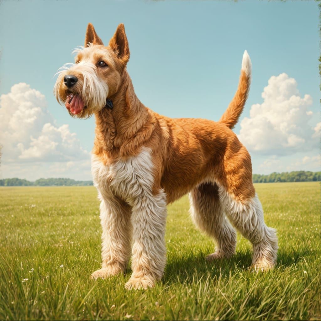 Airedale Terrier Portrait