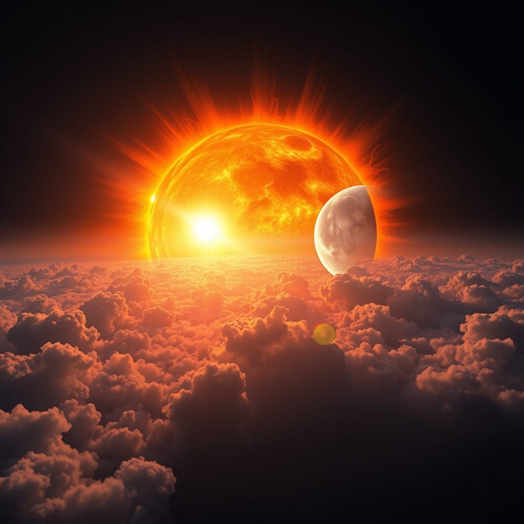 Cosmic Convergence in Vibrant Hues