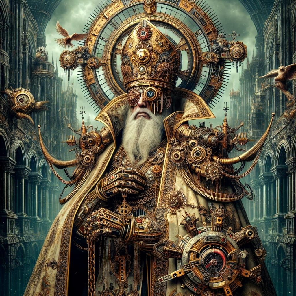 A Gothic, Baroque Science Fiction Leader in Steampunk-Inspir...