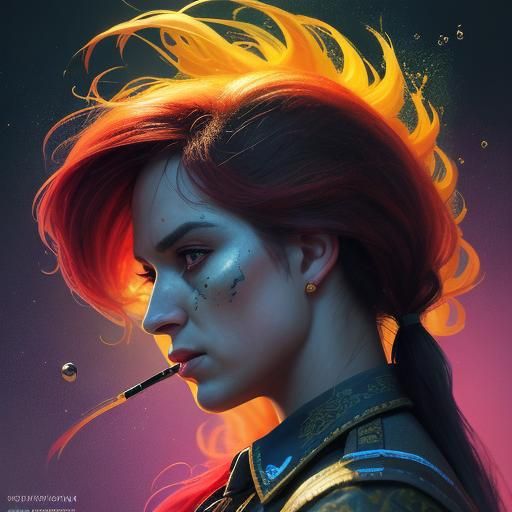 Hyperrealistic Whistleblower in Dramatic Lighting