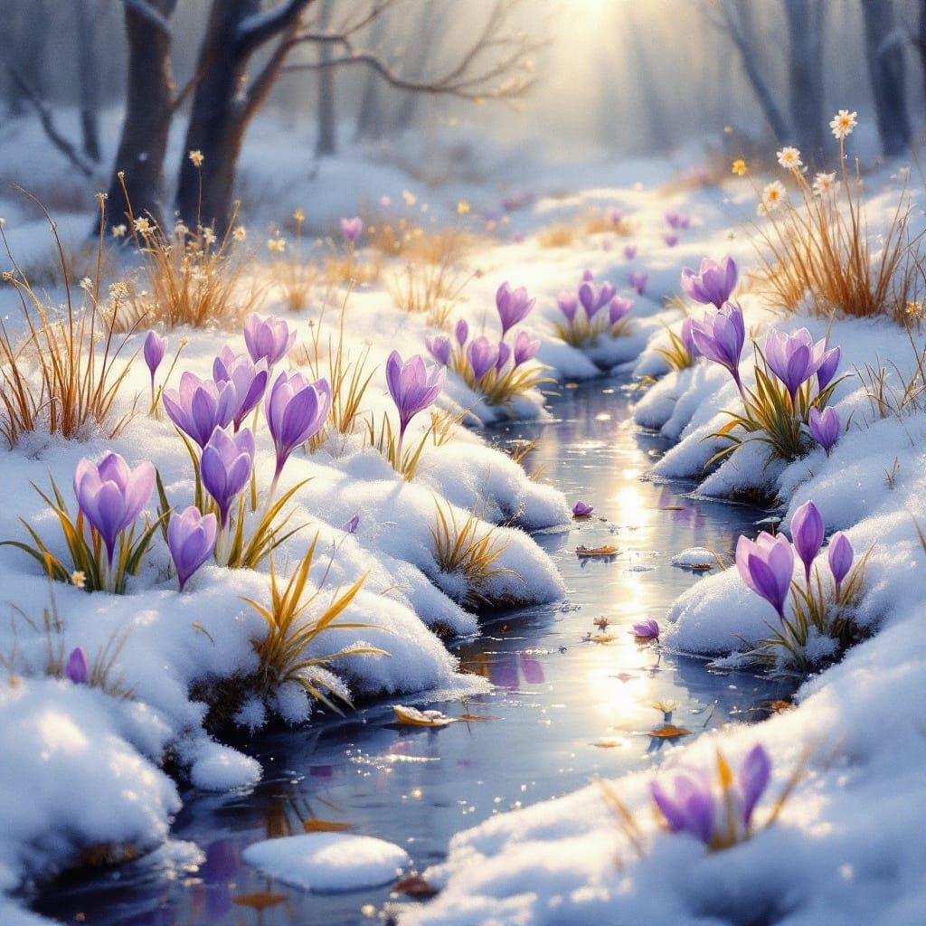 First Spring Crocus II