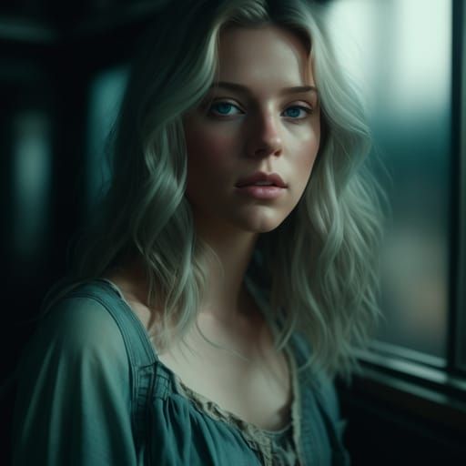 AI Portrait of a Blonde Person