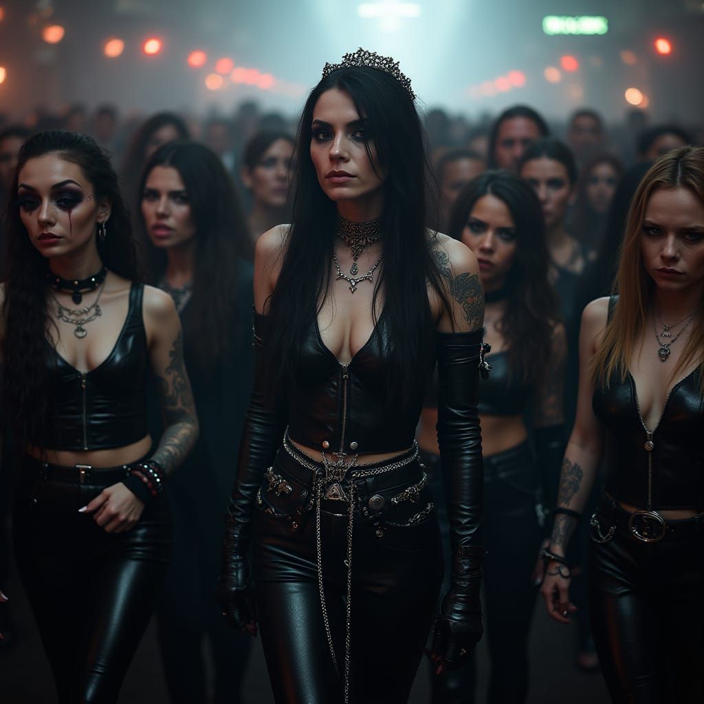 Goth Women in Dark Rebellion