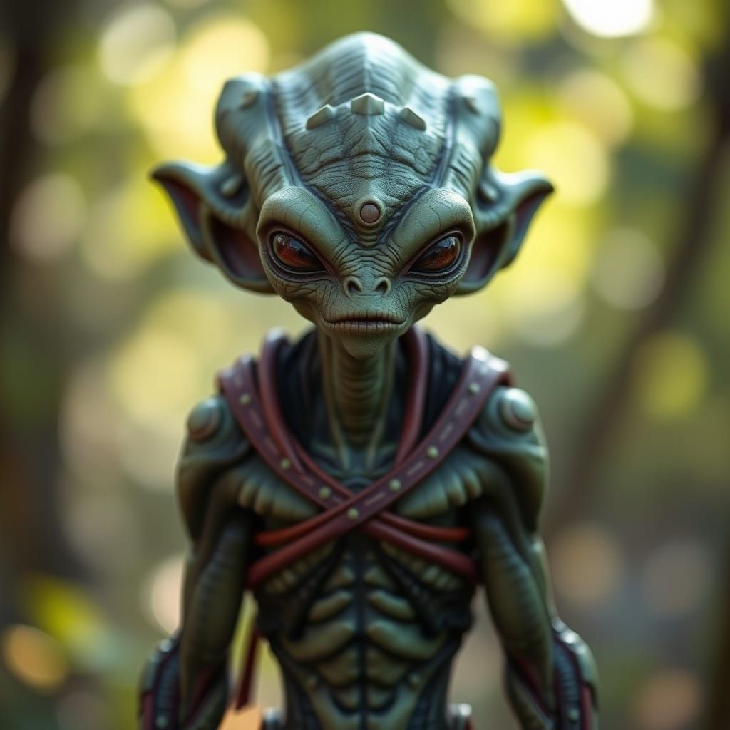 Alien Hybrid in Natural Light, Shot with DSLR Camera