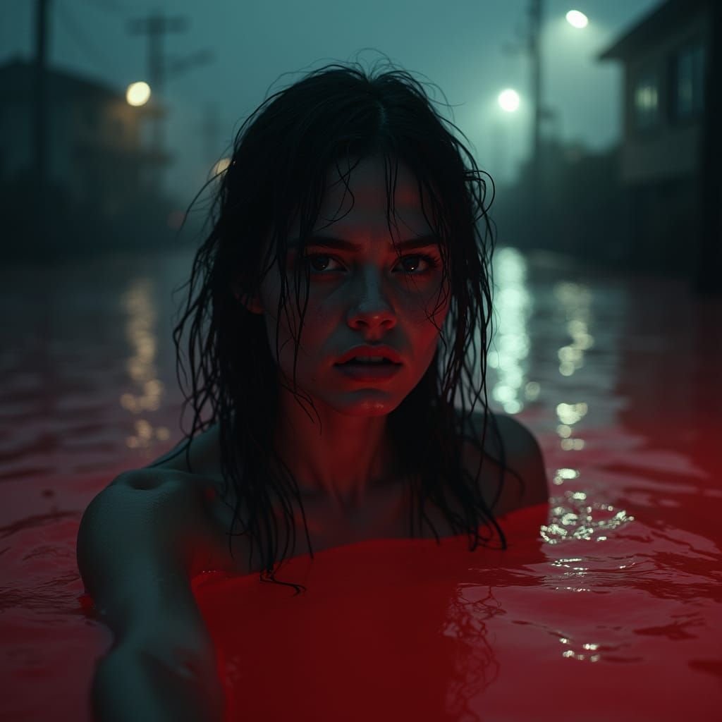 Dark Fantasy Realism Portrait of a Battle-Weary Warrior