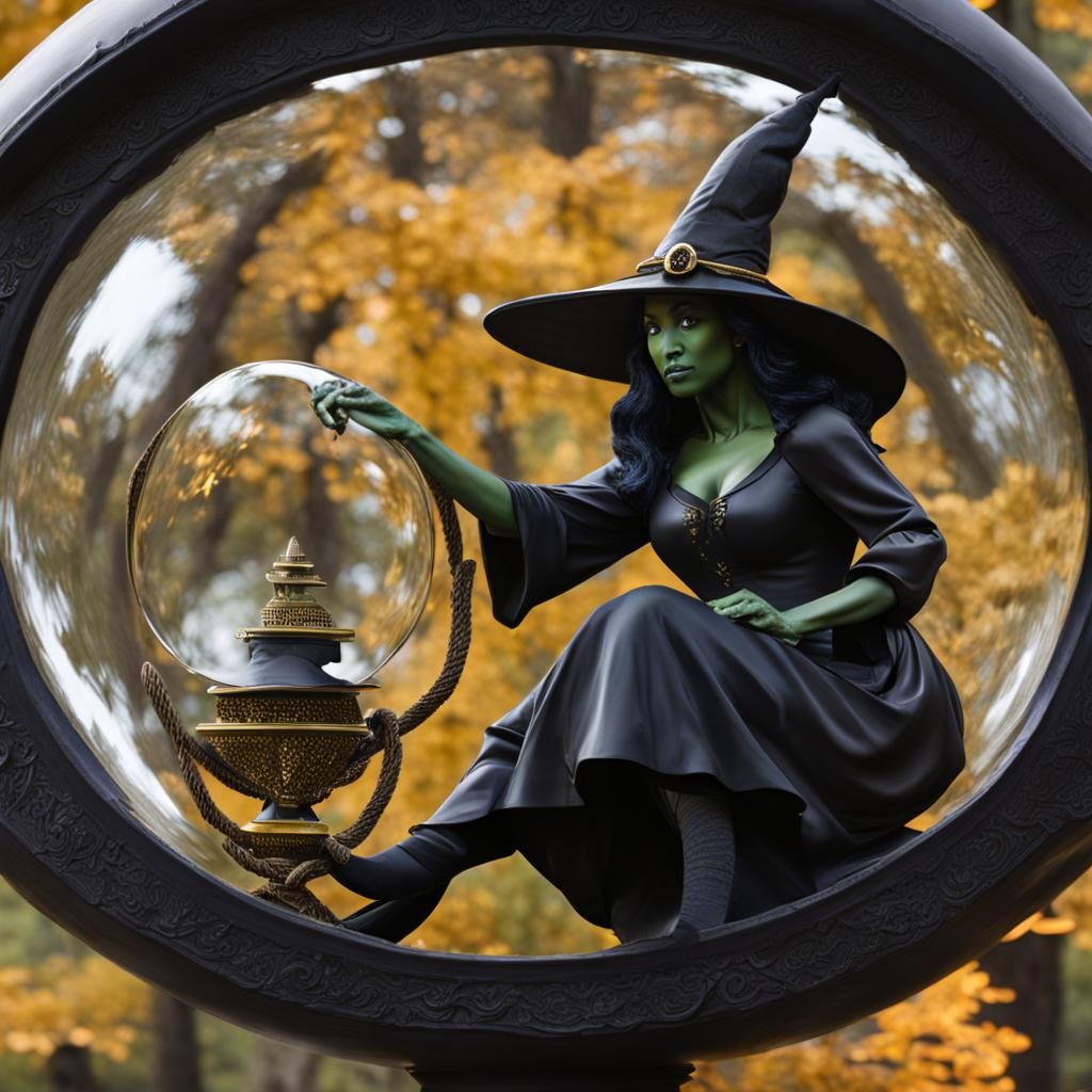 Witch Trapped Inside a Genie Lamp