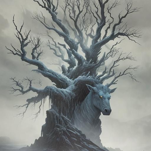 White Walkers Emerge: An Epic Fantasy Illustration
