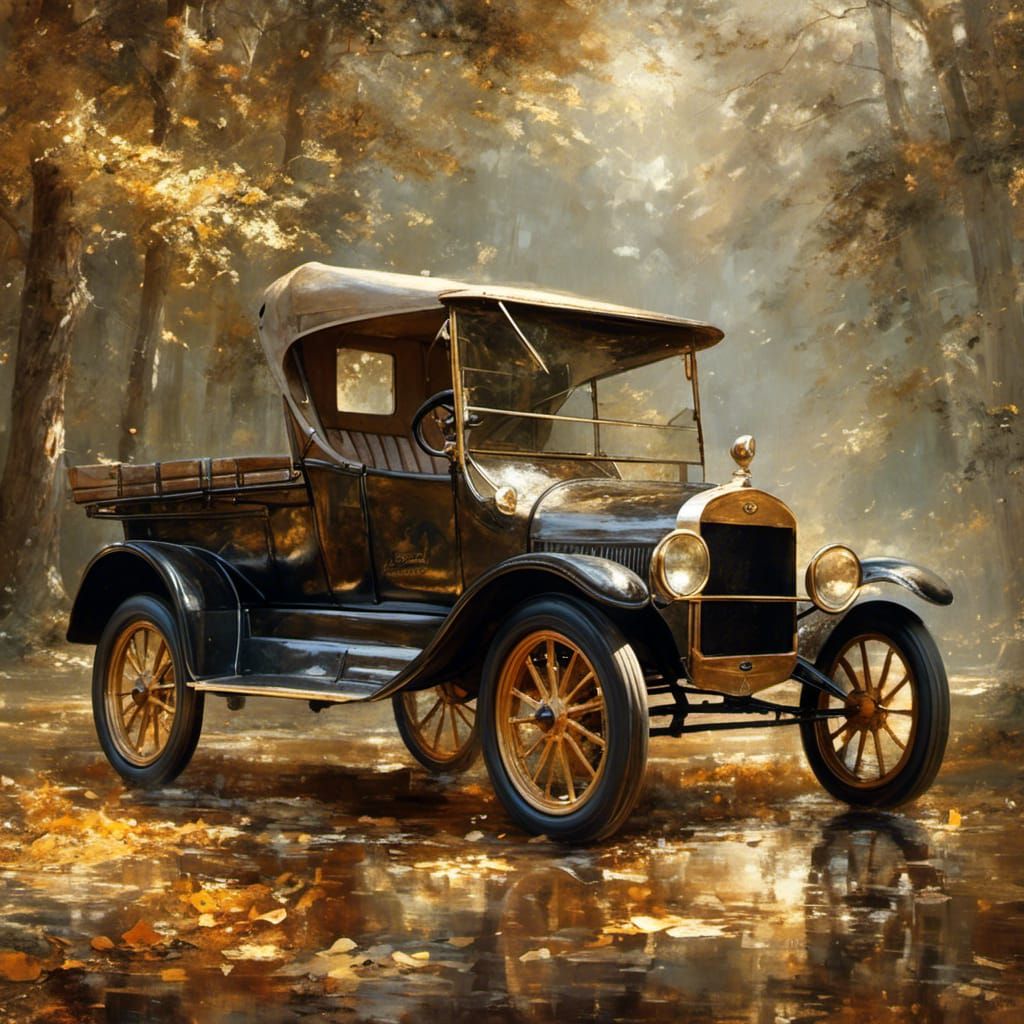 Classic 1925 Ford Model T Runabout Pickup