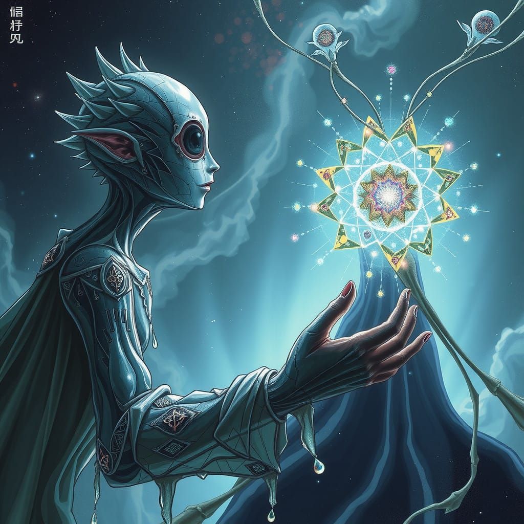 Ethereal Beings of Fractured Light