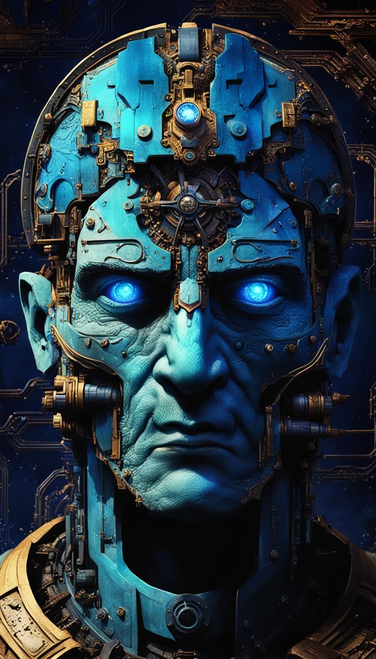 Intricate Circuitry Sustains Haldeman: A Matte Painting