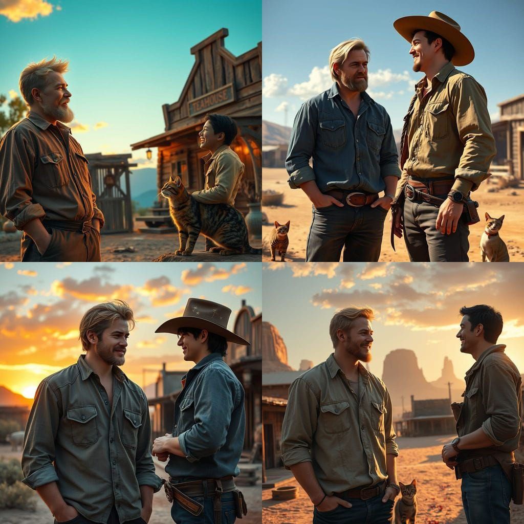 Wild West Teahouse Cook in Sunset Harmony