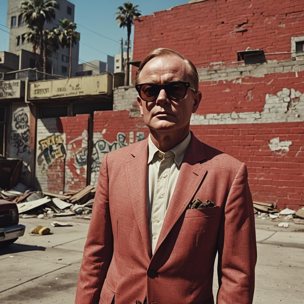 Truman Capote in GTA 5 Style Design