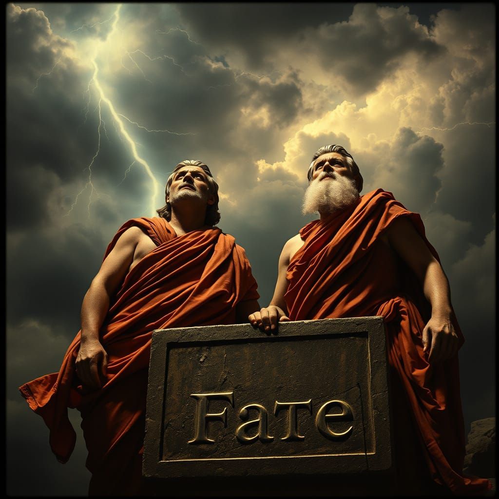 Awestruck Statesmen Confront Fate in Dramatic Painting