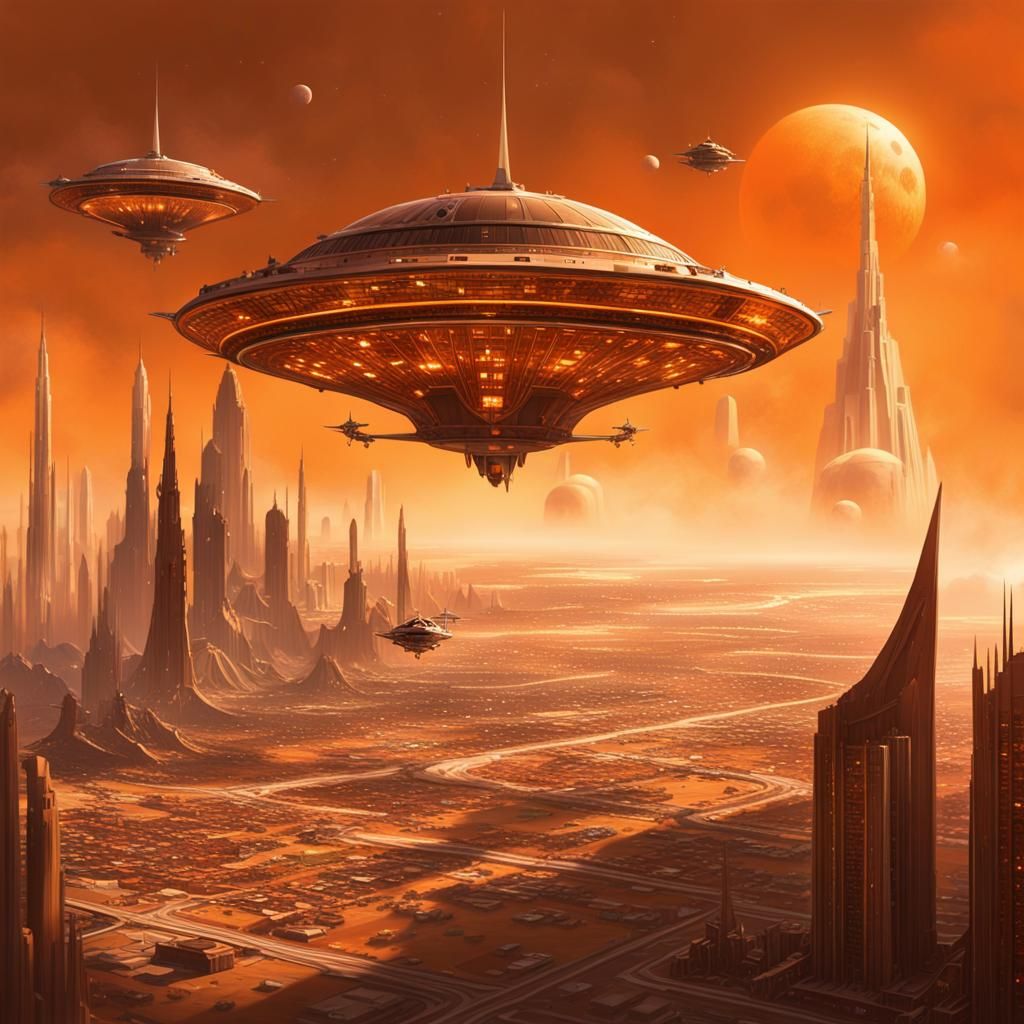 Marsport: Art Deco Metropolis on the Red Planet