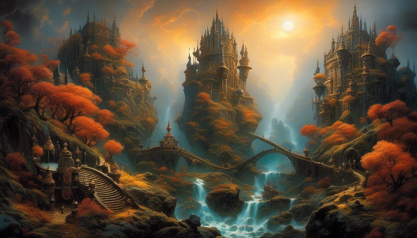 Dystopian Creature in Watercolor Masterpiece