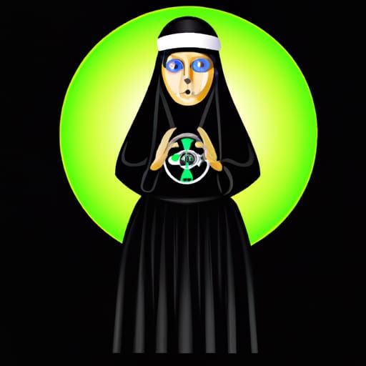 Radioactive Nun: An AI Interpretation