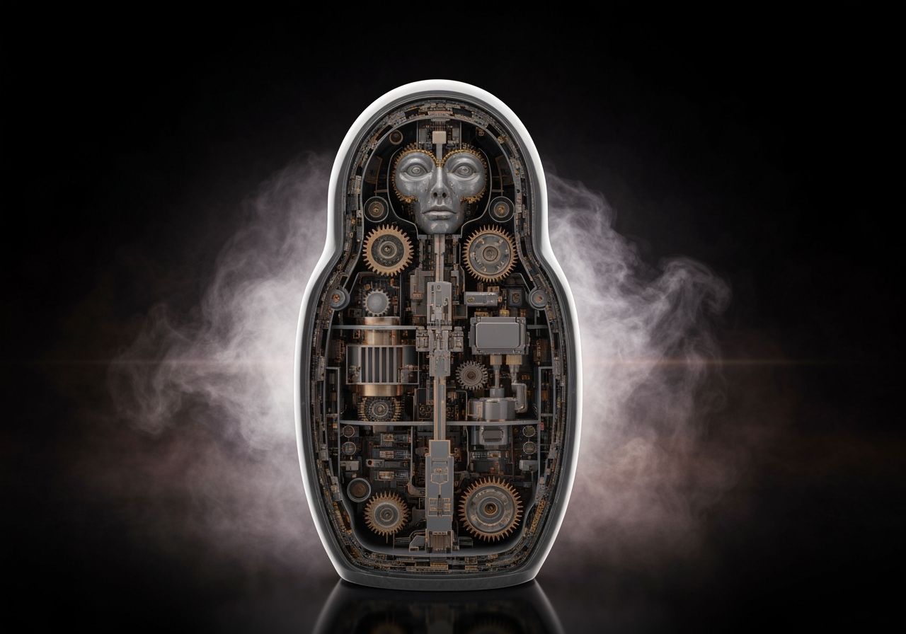 Giant Cutaway Cyber Matryoshkas