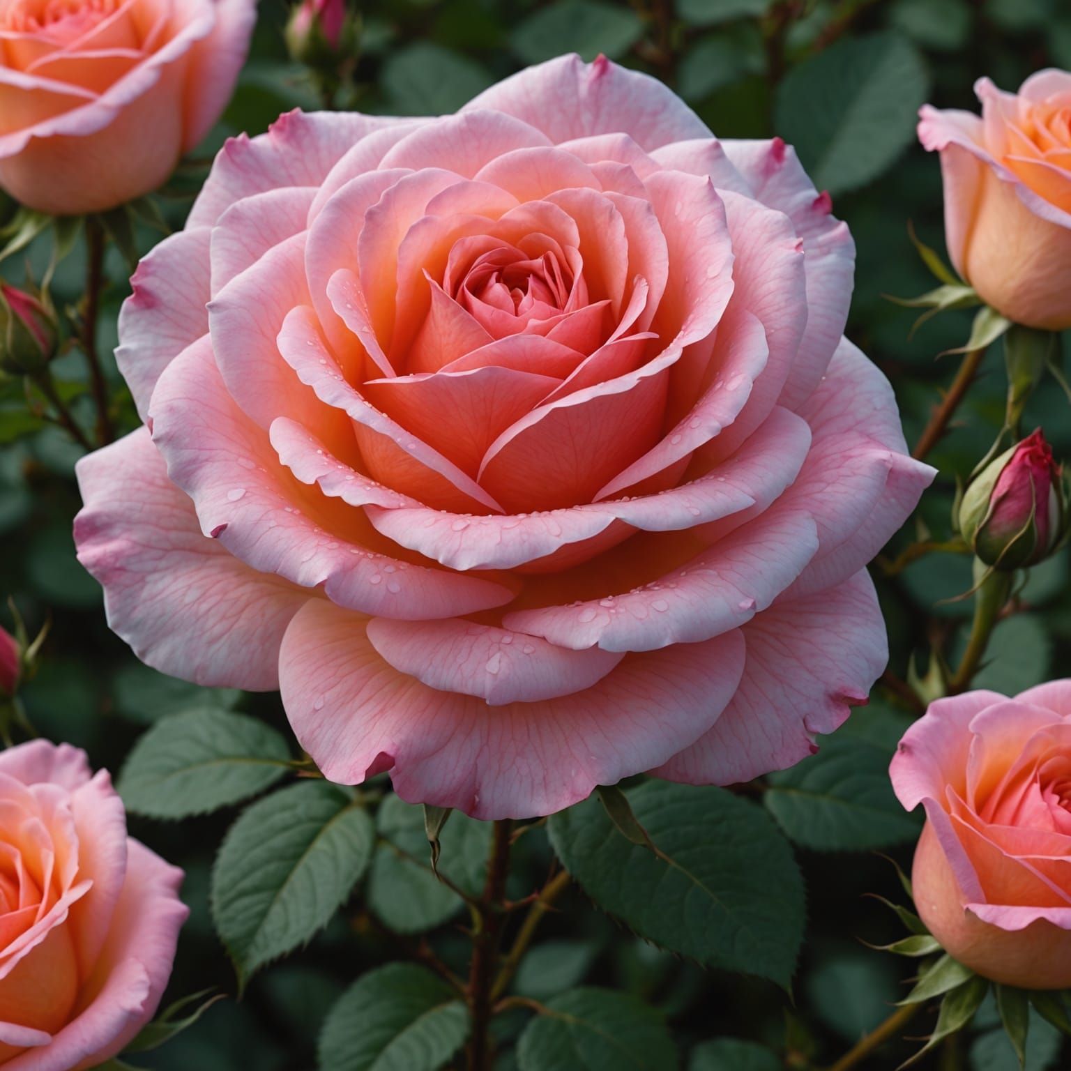 Resplendent Rose Generated by AI