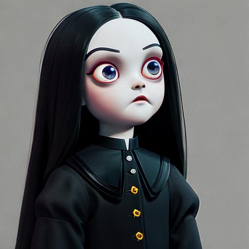 Wednesday Addams Portrait