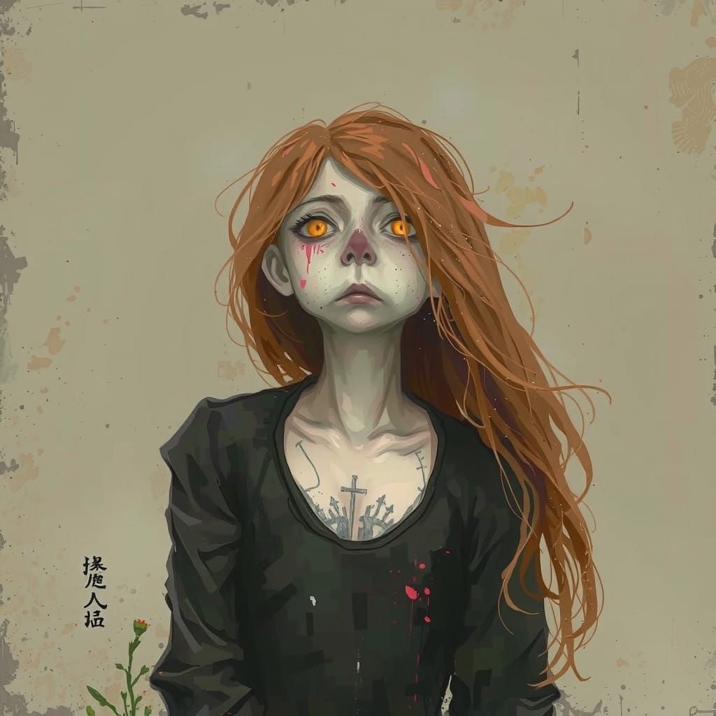 Ethereal Urban Landscape in Cyberpunk Style