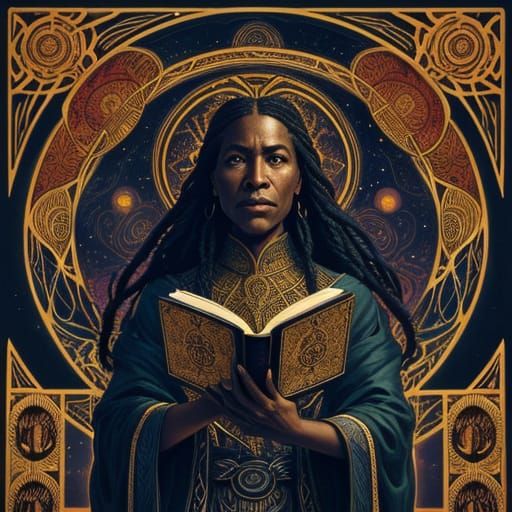 Healing Ancestor Wounds: Art Nouveau Book Cover