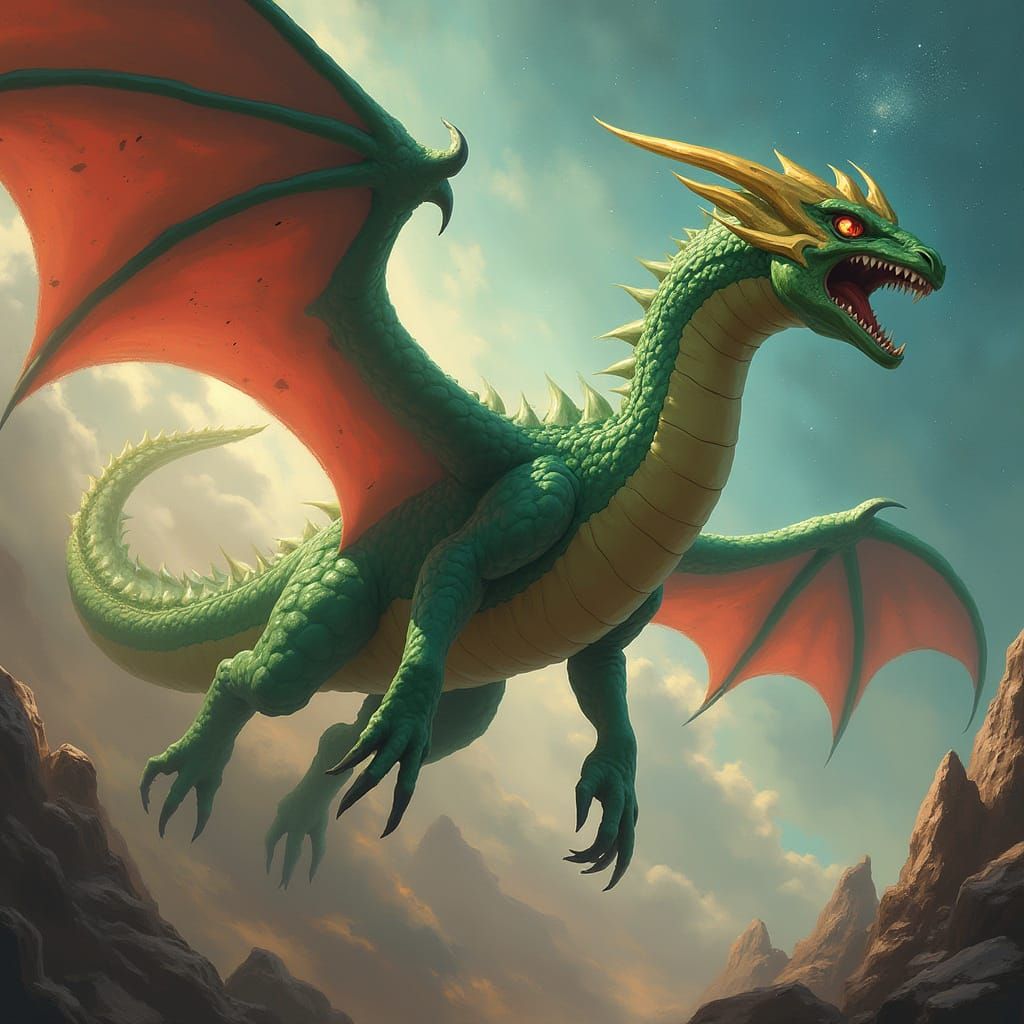 Rayquaza Protects Galaxy in Biomechanical Style