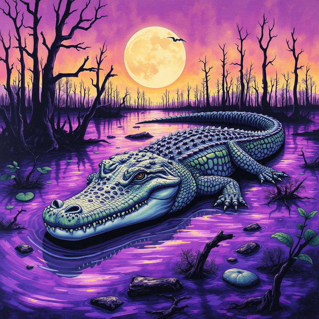 Radioactive alligator