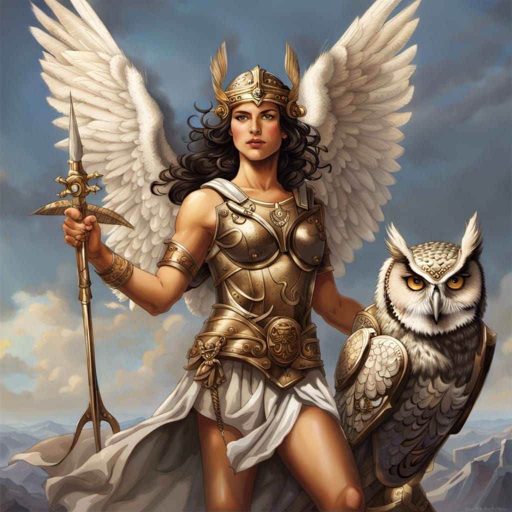 Athena Emerges from Zeus's Head in Full Armor