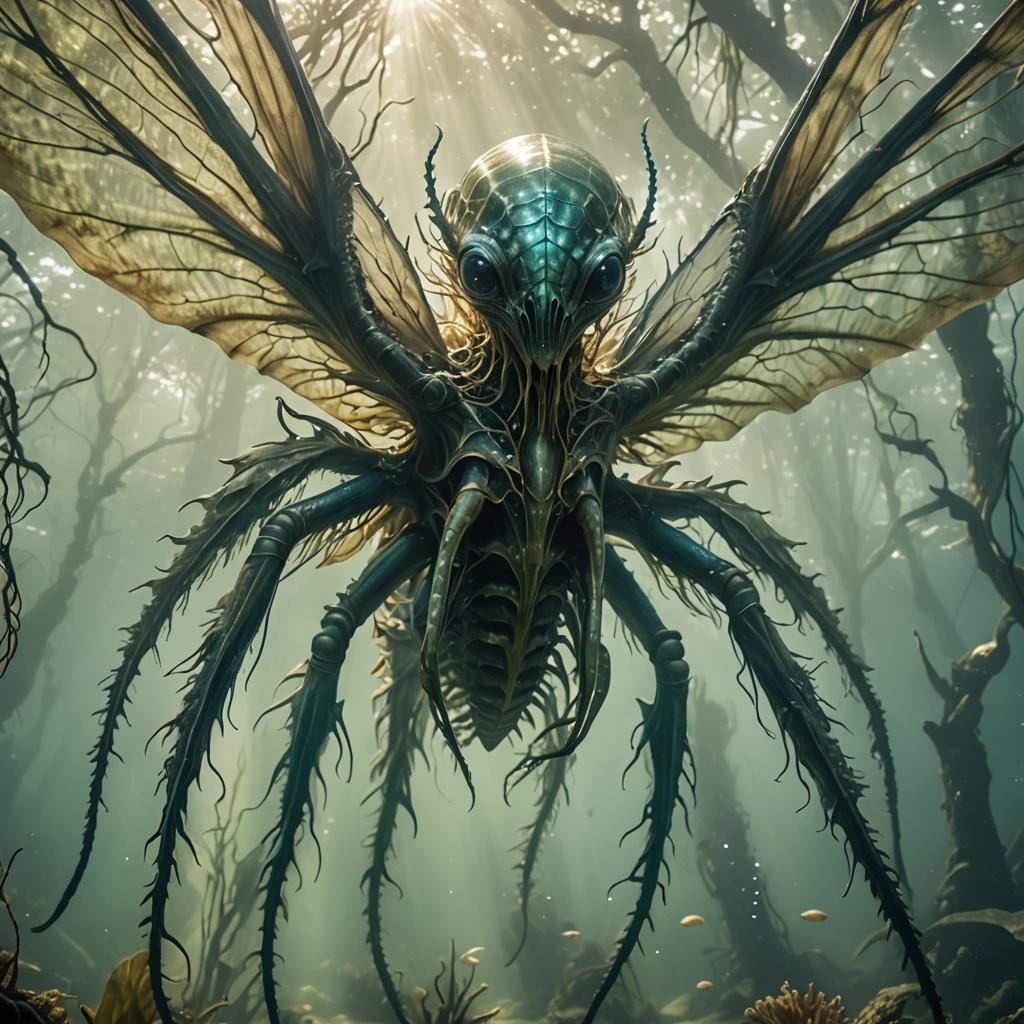 Mollusc water Dragonfly one