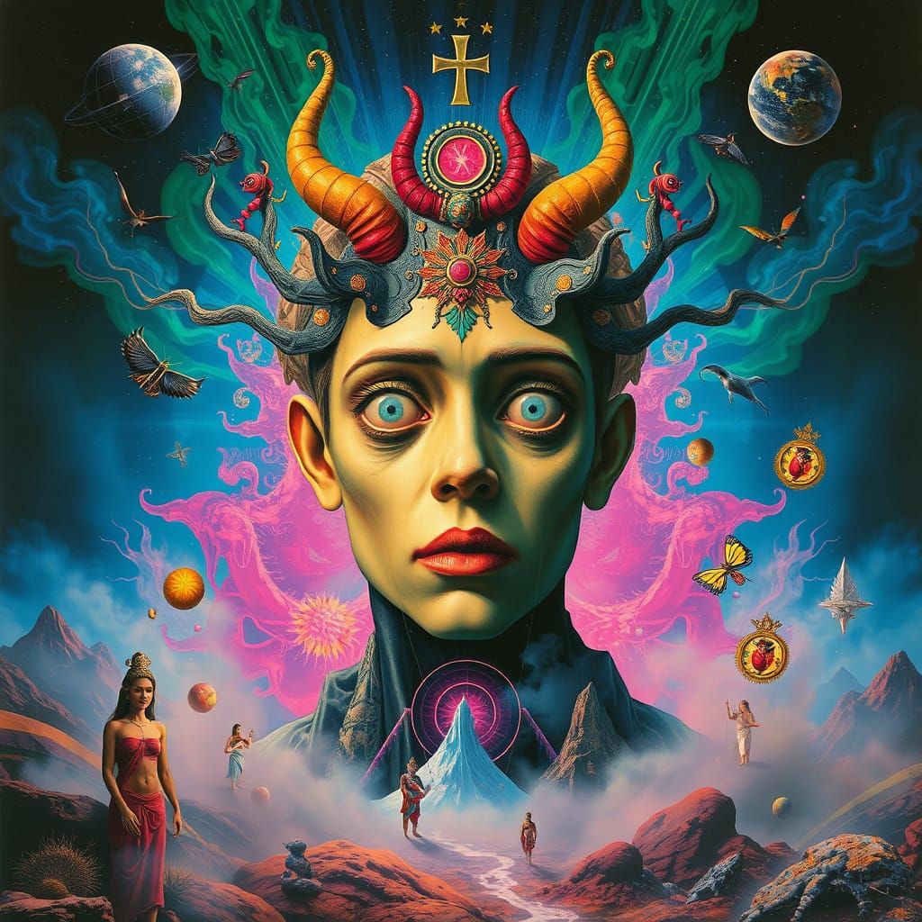 Surreal Collage in Neon Colors Explores the Boundaries of Re...