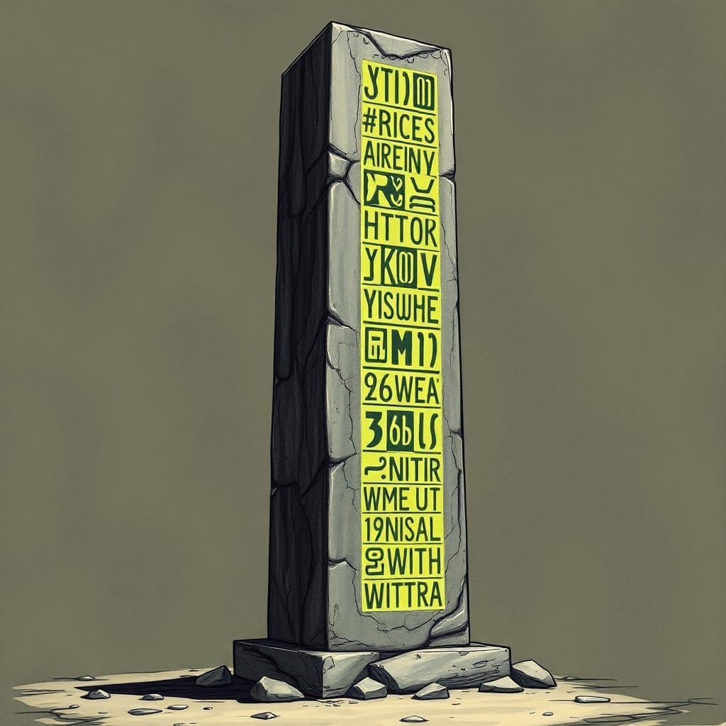 Ancient Obelisk in Mysterious Artaeum Setting